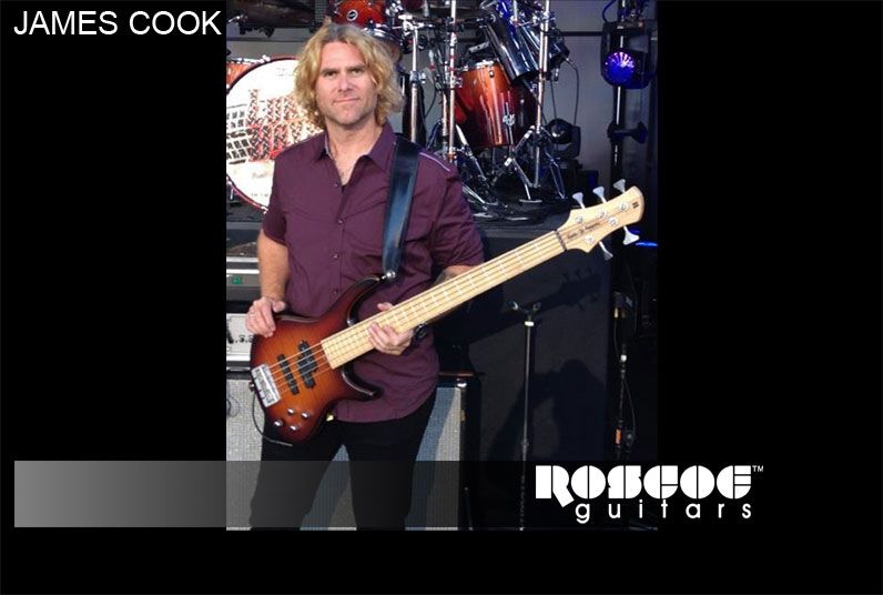 Roscoe guitars endorser James Cook
